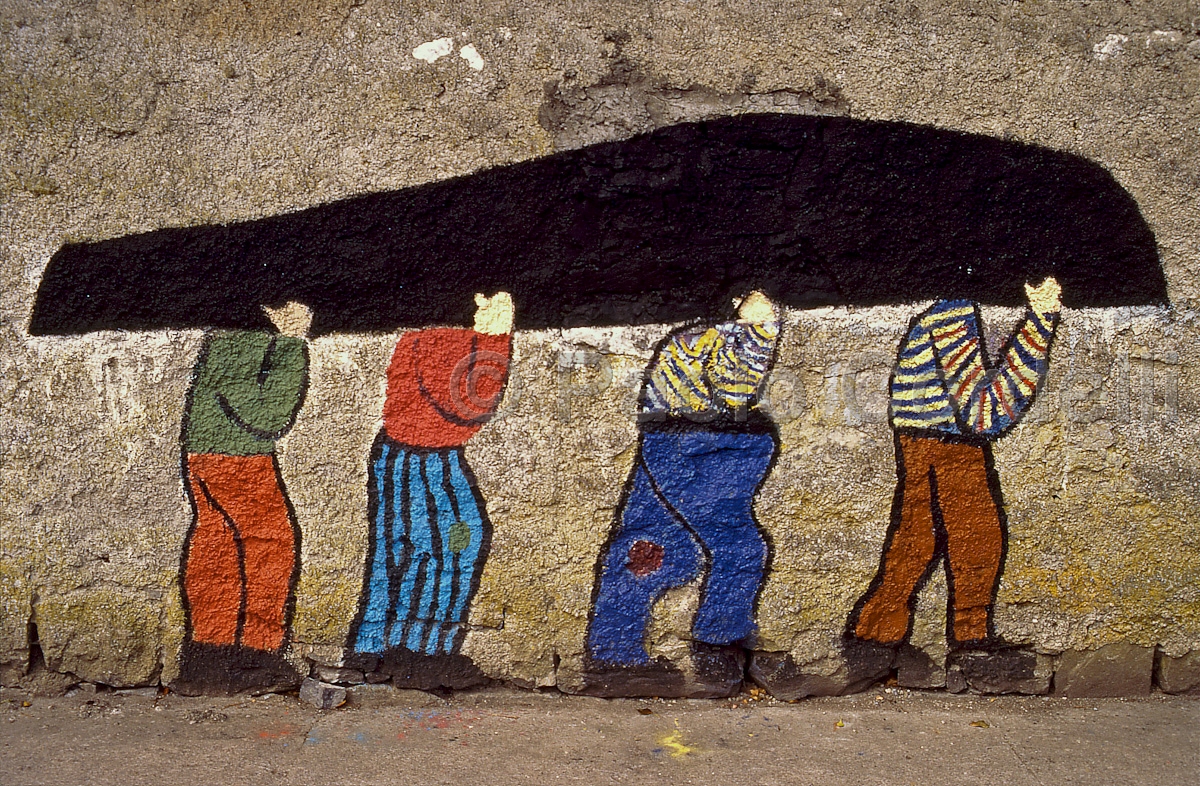Wall painting, Ireland
 (cod:Ireland 14)